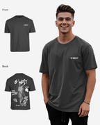 G West Mens Oversized Smoke Skeleton Tee G West