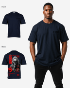 G West Oversized Smoke Skull T-Shirt Mens G West