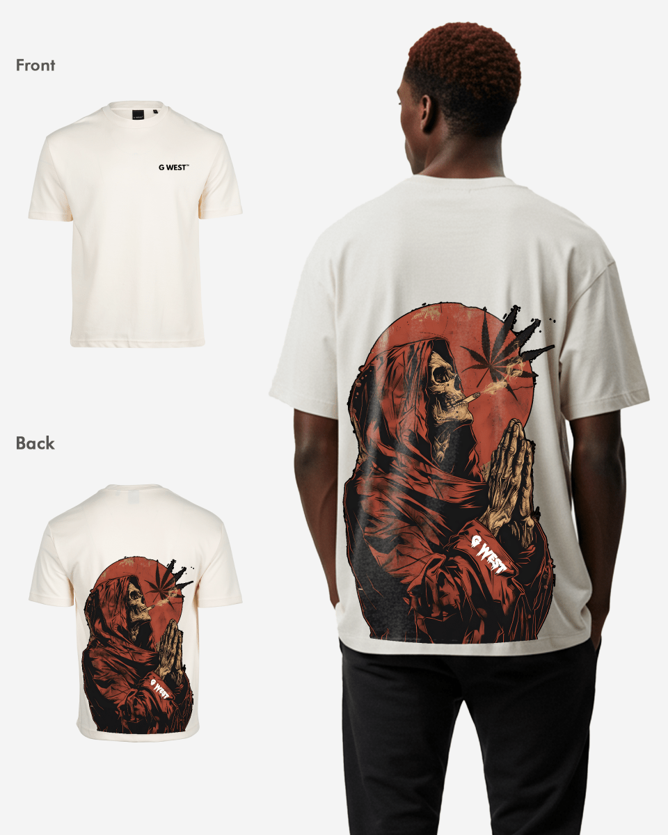 G West Mens Oversized Smoking Allen T Shirt G West
