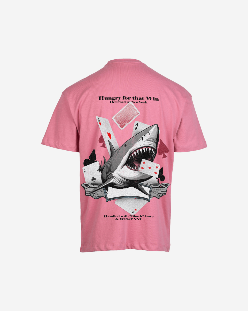 G West Oversized Spade Of Sharks T Shirt Mens G West