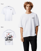 G West Oversized Spade Of Sharks T Shirt Mens G West