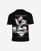 G West Oversized Spade Of Sharks T Shirt Mens G West
