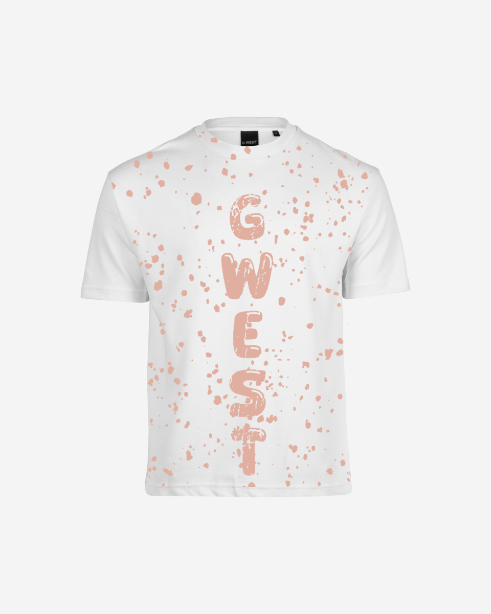 G West Mens Oversized Splatter Tee G West