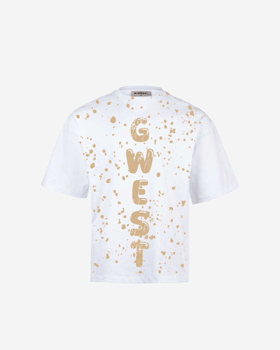 G West Mens Oversized Splatter Tee G West