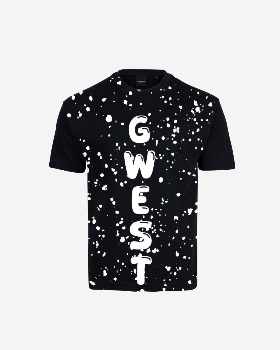G West Mens Oversized Splatter Tee G West
