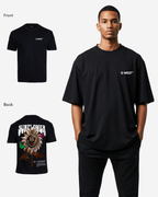 G West Mens Oversized Sunflower Life Style T Shirt G West