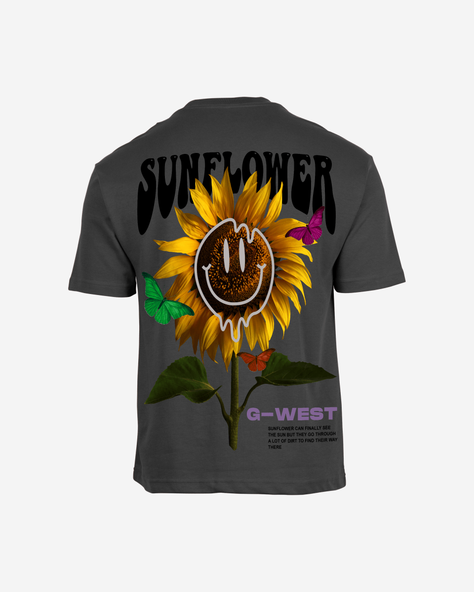 G West Oversized Sunflower T-Shirt Mens G West