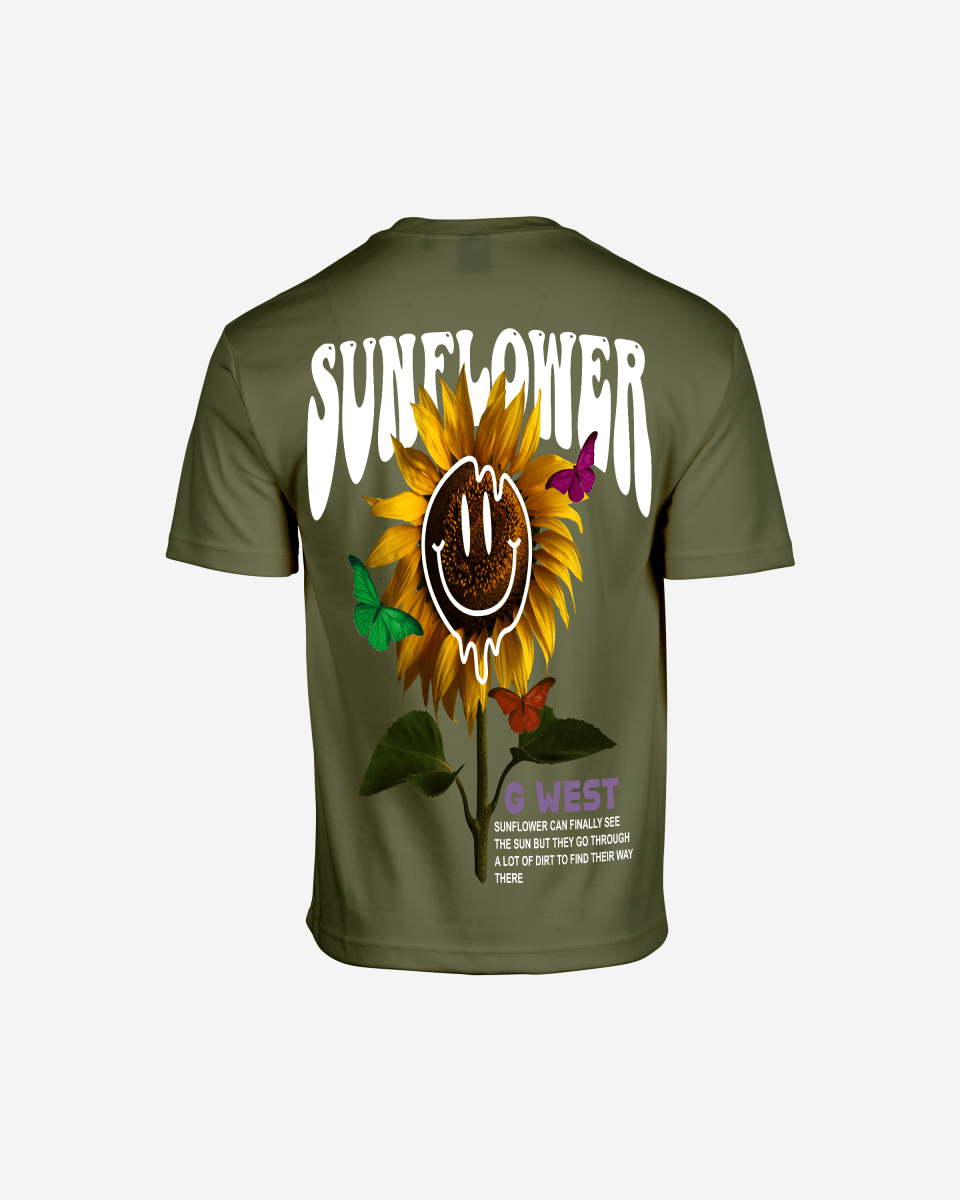 G West Oversized Sunflower T-Shirt Mens G West