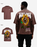 G West Oversized Sunflower T-Shirt Mens G West