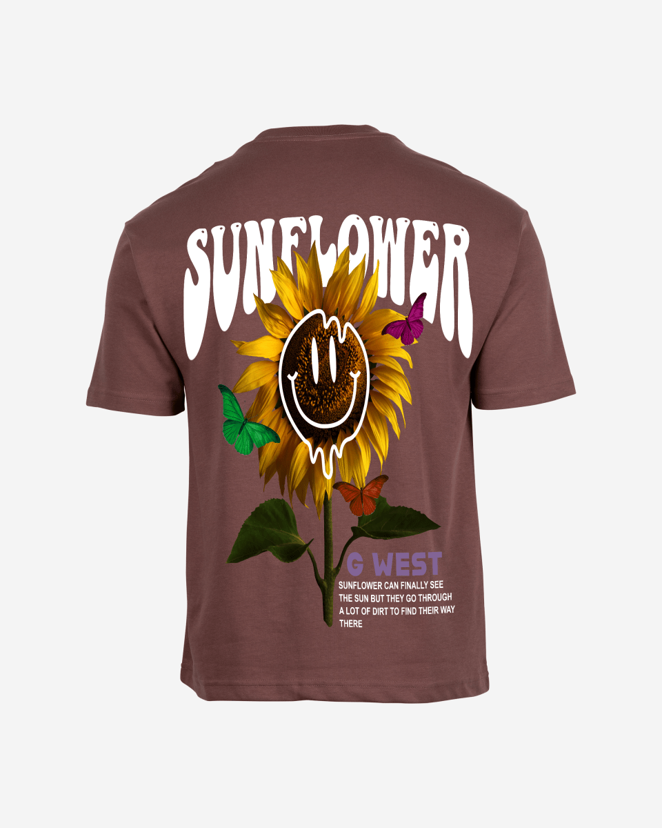 G West Oversized Sunflower T-Shirt Mens G West