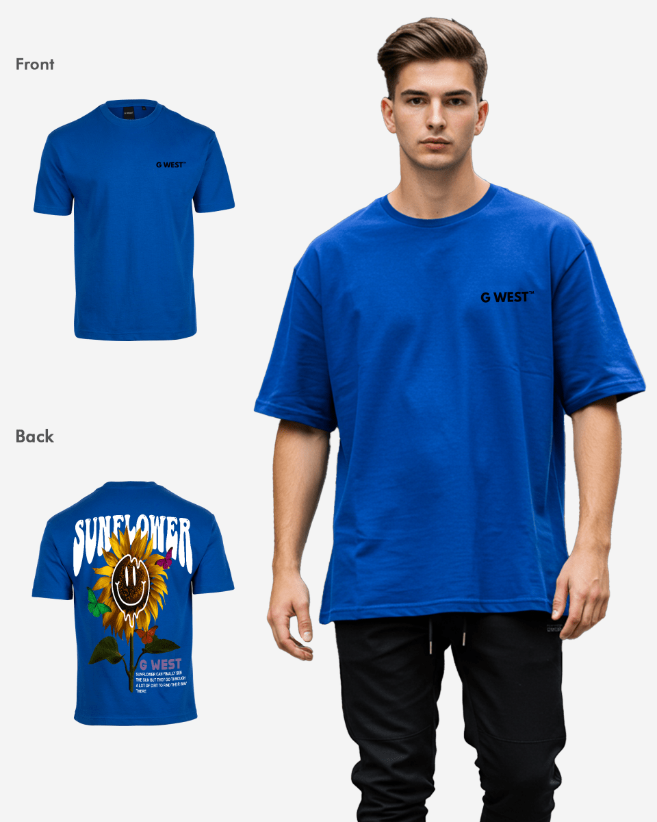 G West Oversized Sunflower T-Shirt Mens G West