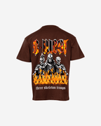 G West Oversized Tri Skeleton T-Shirt Mens G West