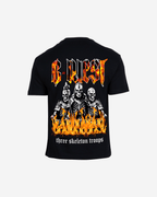 G West Oversized Tri Skeleton T-Shirt Mens G West