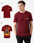 G West Oversized Tri Skeleton T-Shirt Mens G West