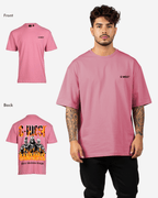 G West Oversized Tri Skeleton T-Shirt Mens G West