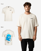 G West Mens Oversized True Blue Ski Mask Oversized Tee G West
