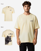 G West Mens Oversized Wolf T Shirt G West