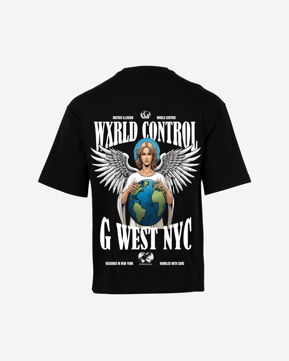 G West Mens Oversized World Tee T-Shirt G West