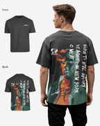 G West Mens Oversized World Wide Chain Tee G West