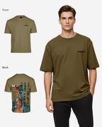 G West Mens Oversized World Wide Chain Tee G West