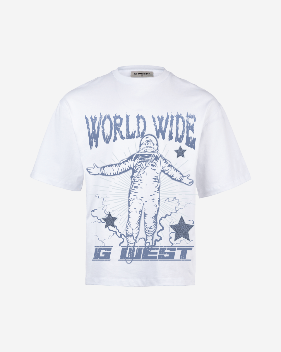 G West Oversized World Wide Star T Shirt Mens G West