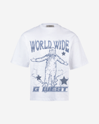 G West Oversized World Wide Star T Shirt Mens G West