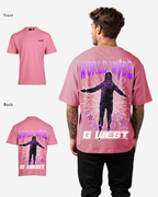 G West Mens Oversized World Wide Star Tee G West
