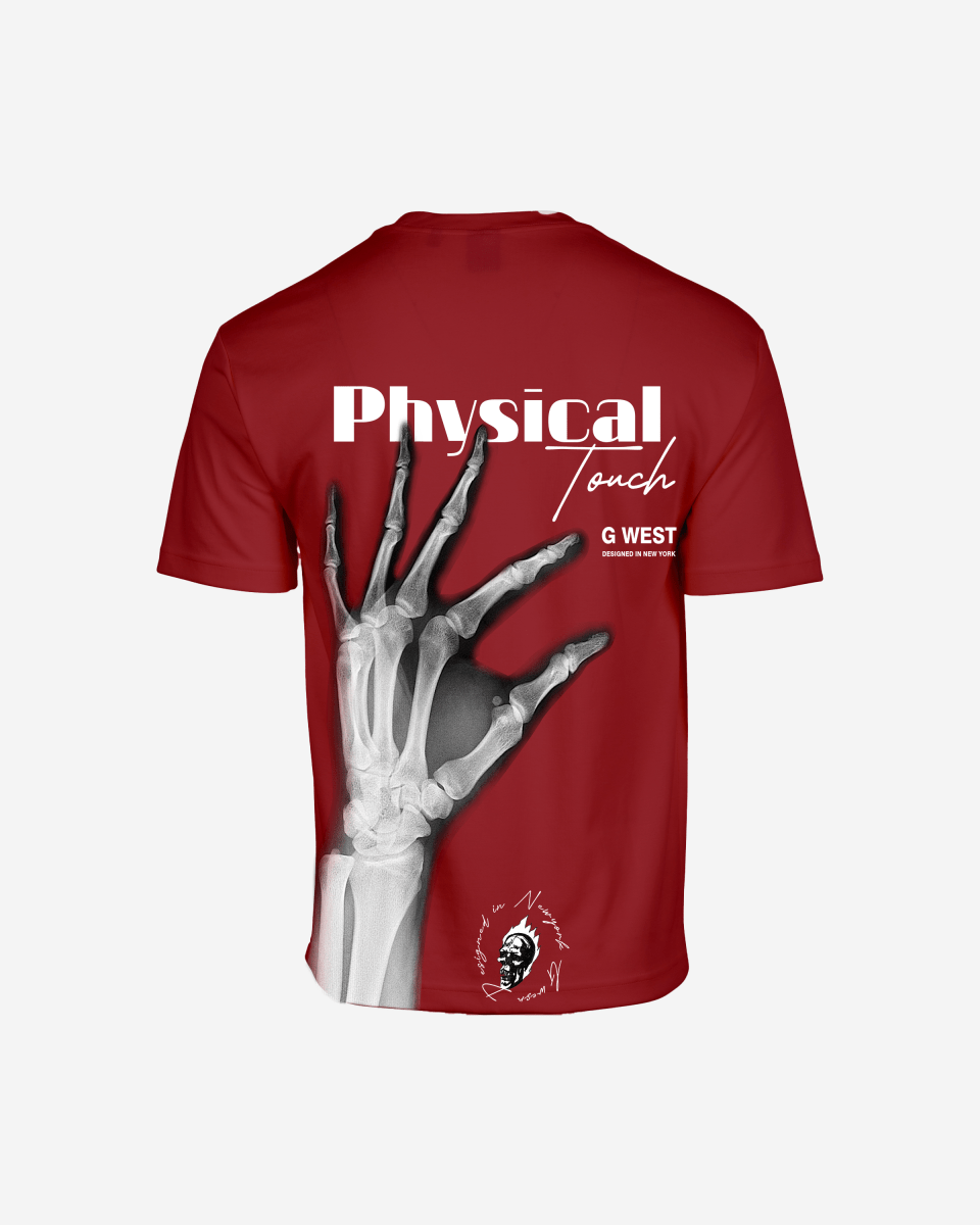 G West Mens Oversized X-Ray Hand Tee G West