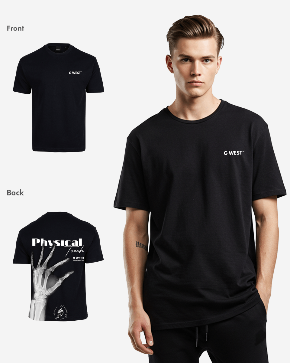 G West Mens Oversized X-Ray Hand Tee G West