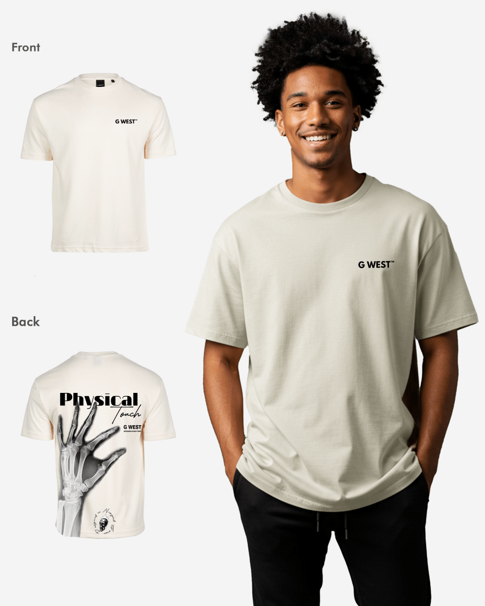 G West Mens Oversized X-Ray Hand Tee G West