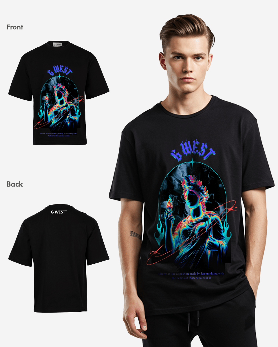 G WEST OVERSTRESSED OVERSIZED T-Shirt Mens G West