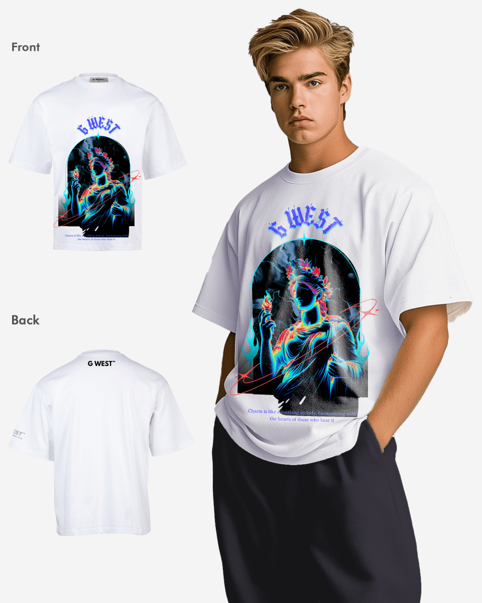 G WEST OVERSTRESSED OVERSIZED T-Shirt Mens G West