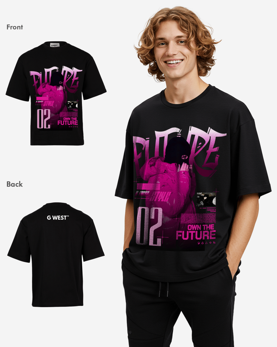 G WEST OWN THE FUTURE OVERSIZED T-Shirt Mens G West