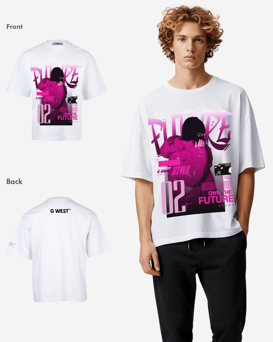 G WEST OWN THE FUTURE OVERSIZED T-Shirt Mens G West
