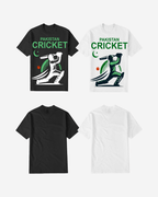 G West Pakistan Cricket Black T-Shirt Mens G West