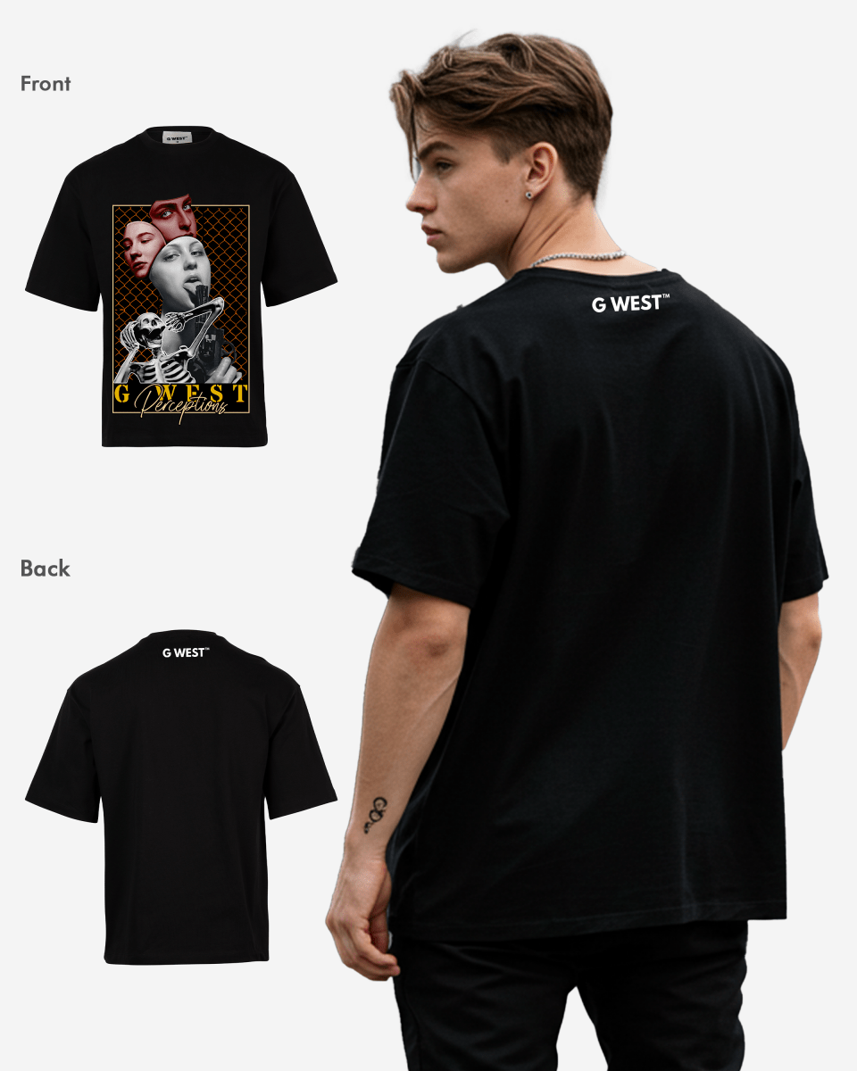 G WEST PEREPTIONS OVERSIZED T-Shirt Mens G West