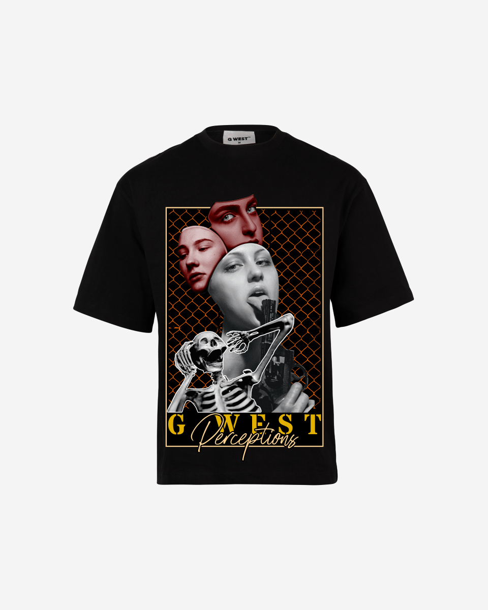 G WEST PEREPTIONS OVERSIZED T-Shirt Mens G West