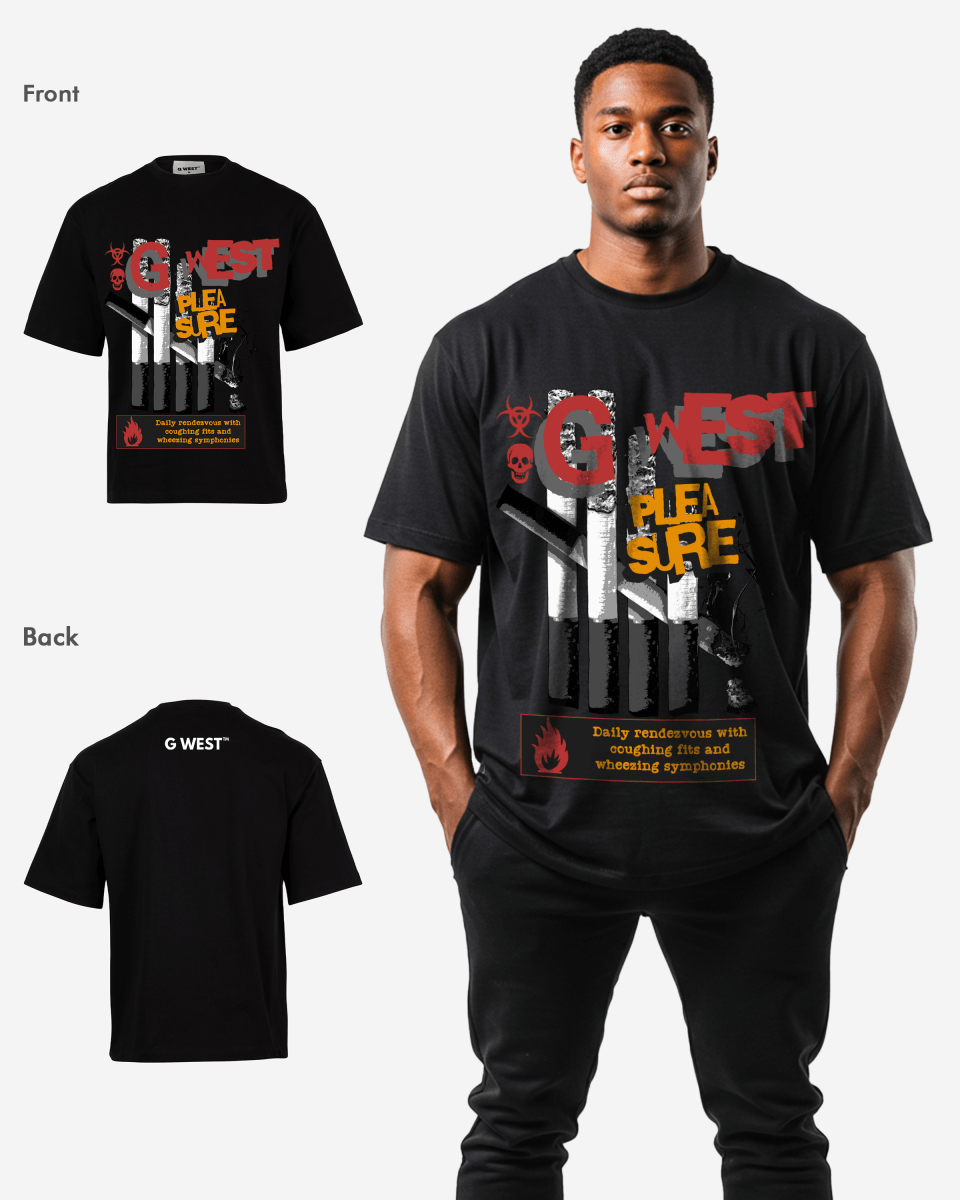 G WEST PLEASURE OVERSIZED T-Shirt Mens G West
