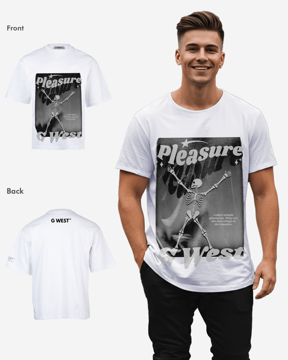 G WEST PLEASURE OVERSIZED T-Shirt Mens G West