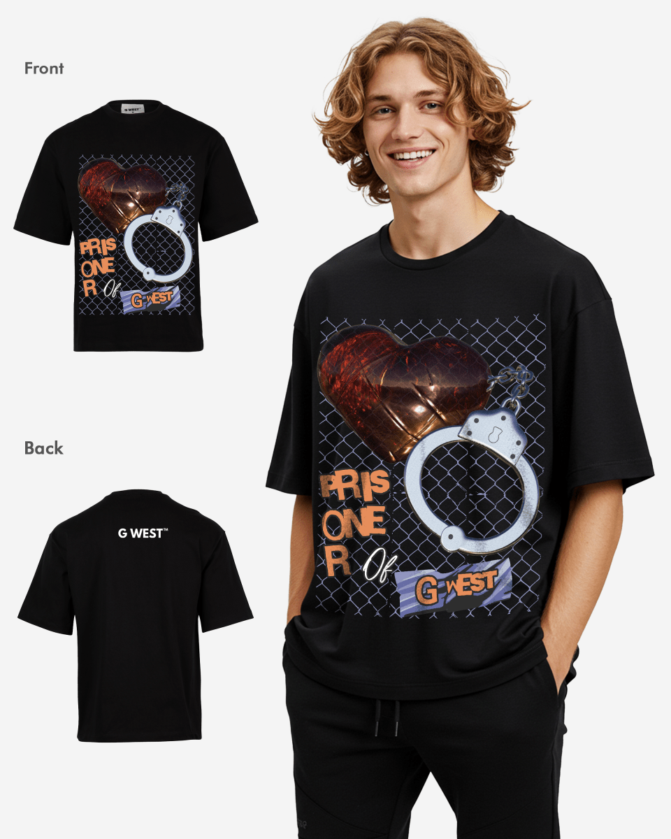 G WEST PRISONER OVERSIZED T-Shirt Mens G West