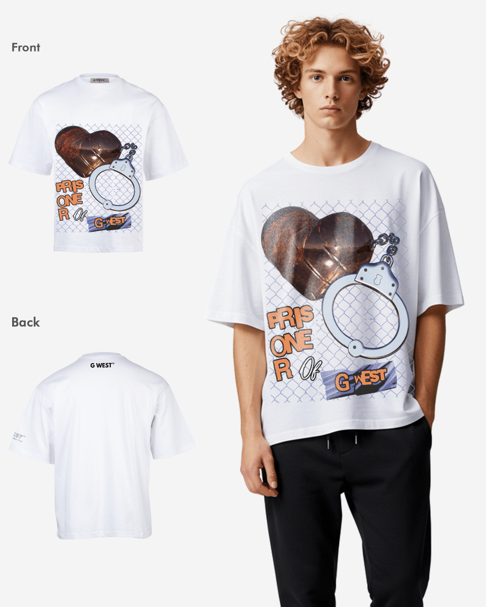 G WEST PRISONER OVERSIZED T-Shirt Mens G West