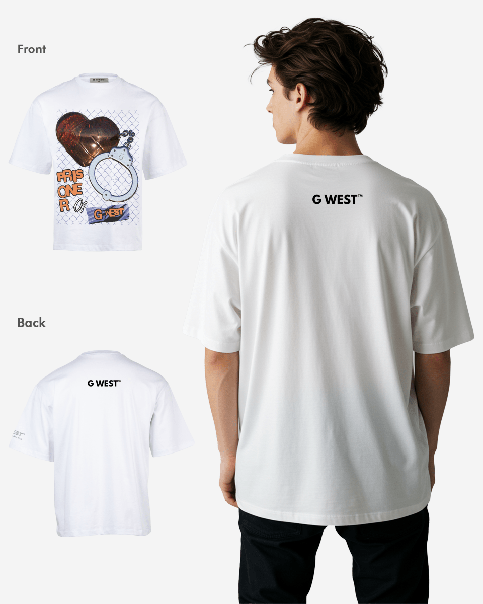 G WEST PRISONER OVERSIZED T-Shirt Mens G West