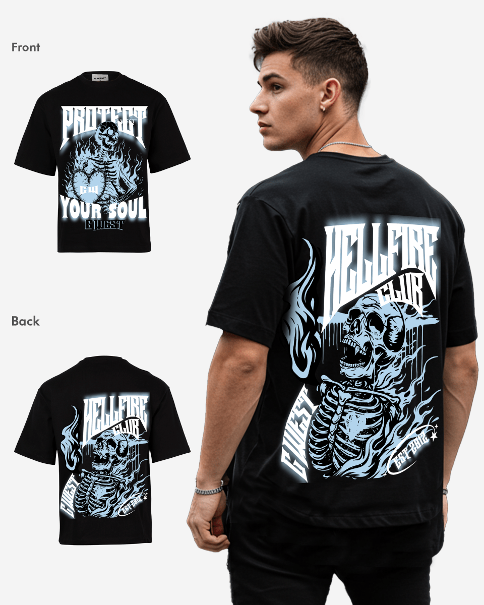 G West protect your soul Oversized T-Shirt Mens G West