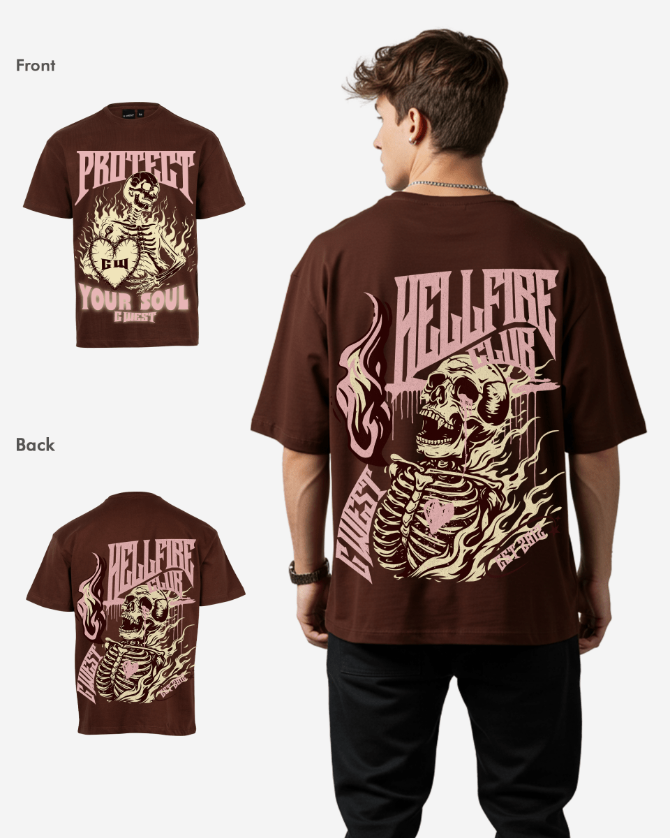G West protect your soul Oversized T-Shirt Mens G West