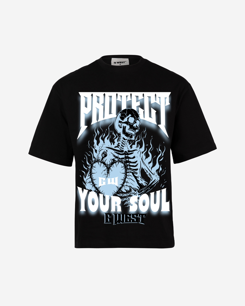 G West protect your soul Oversized T-Shirt Mens G West