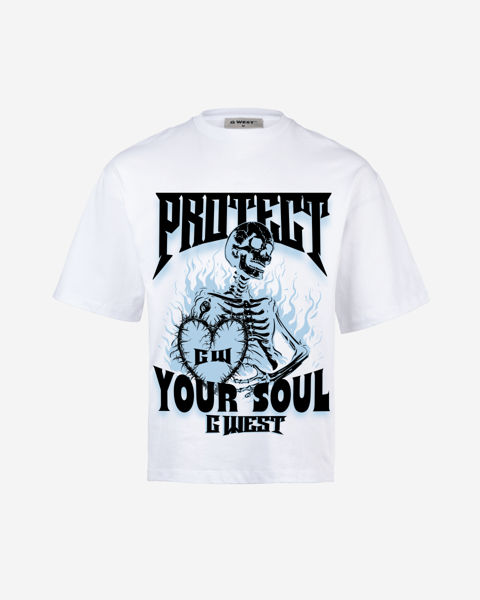 G West protect your soul Oversized T-Shirt Mens G West