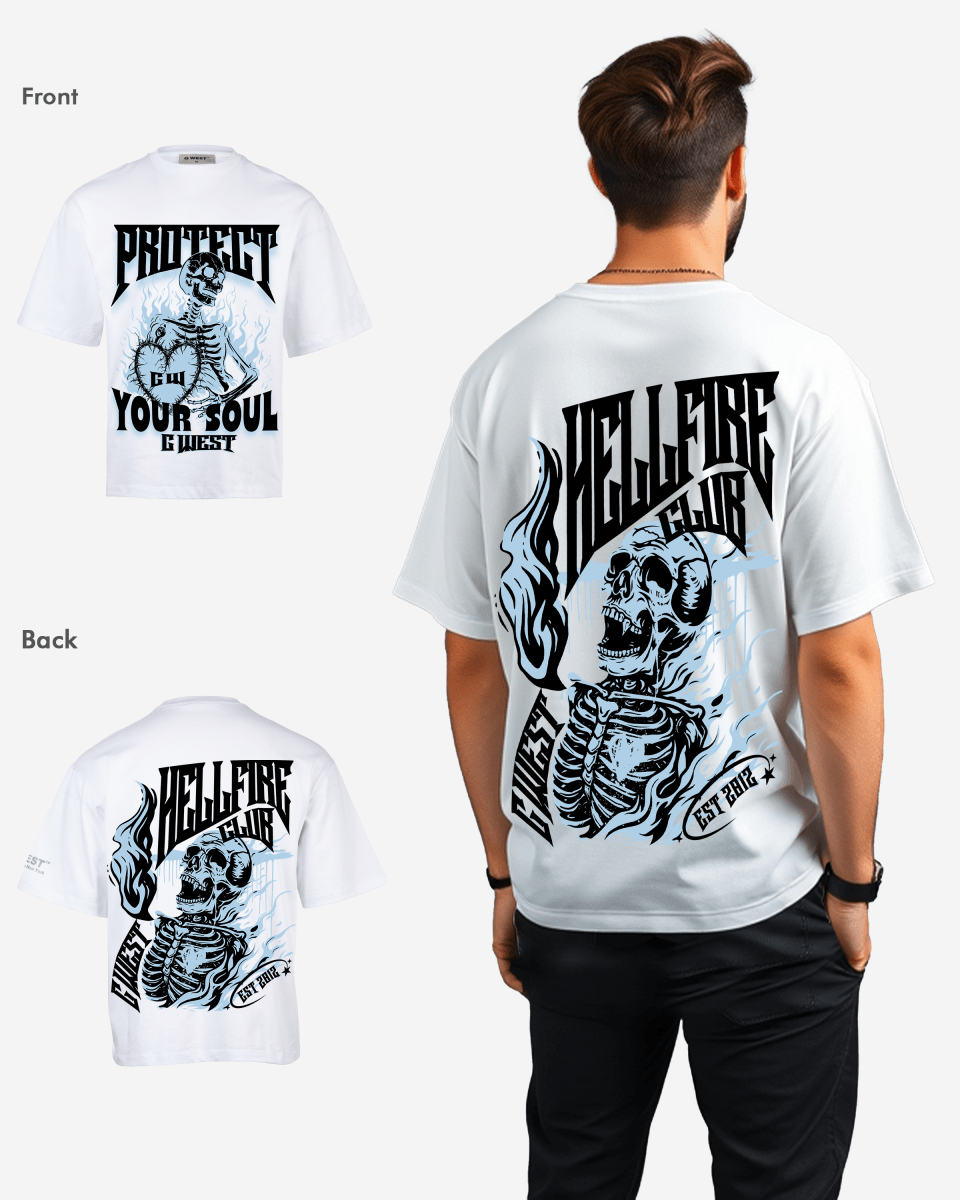 G West protect your soul Oversized T-Shirt Mens G West