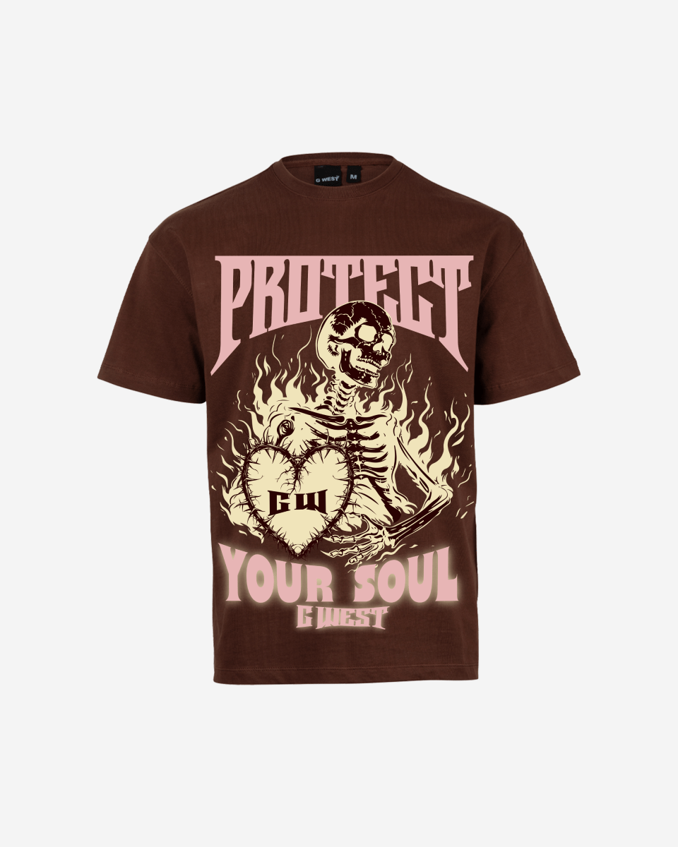 G West protect your soul Oversized T-Shirt Mens G West
