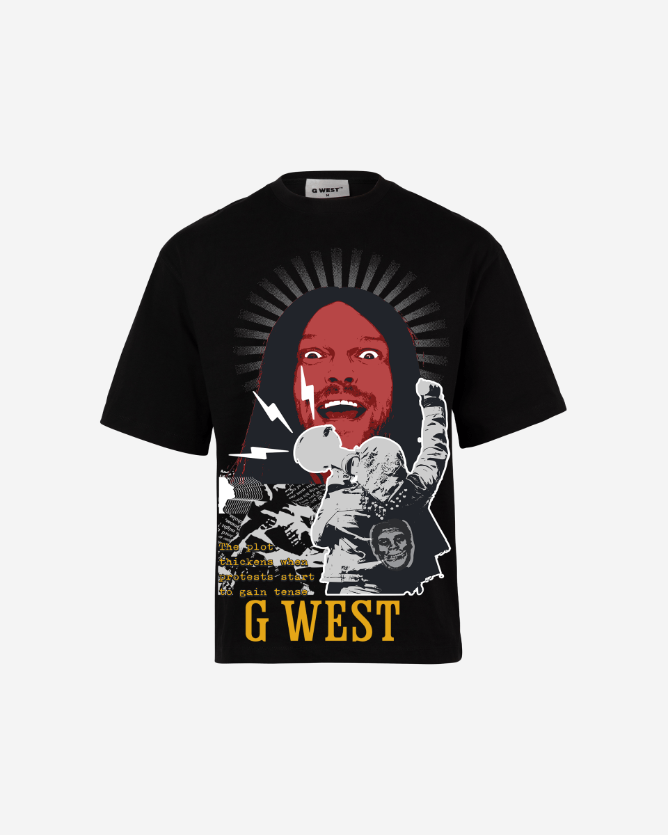 G West Protest Oversized T-Shirt Mens G West