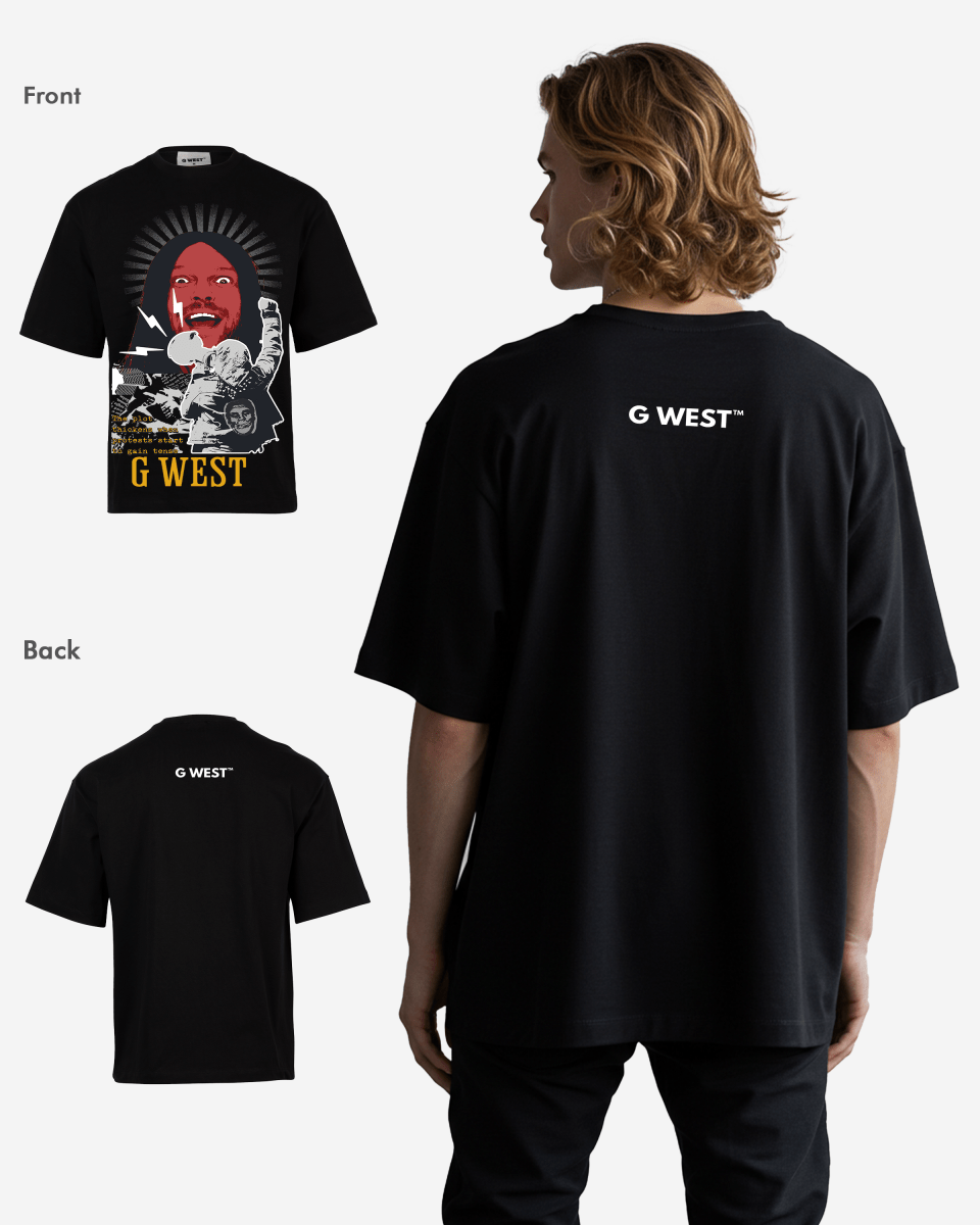 G West Protest Oversized T-Shirt Mens G West